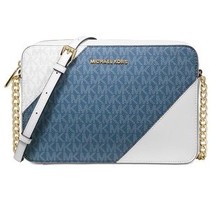 Michael Kors Tricolor Signature East West Crossbod